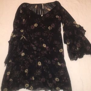 Free People: Sunsetter Floral Printed Peasant Mini